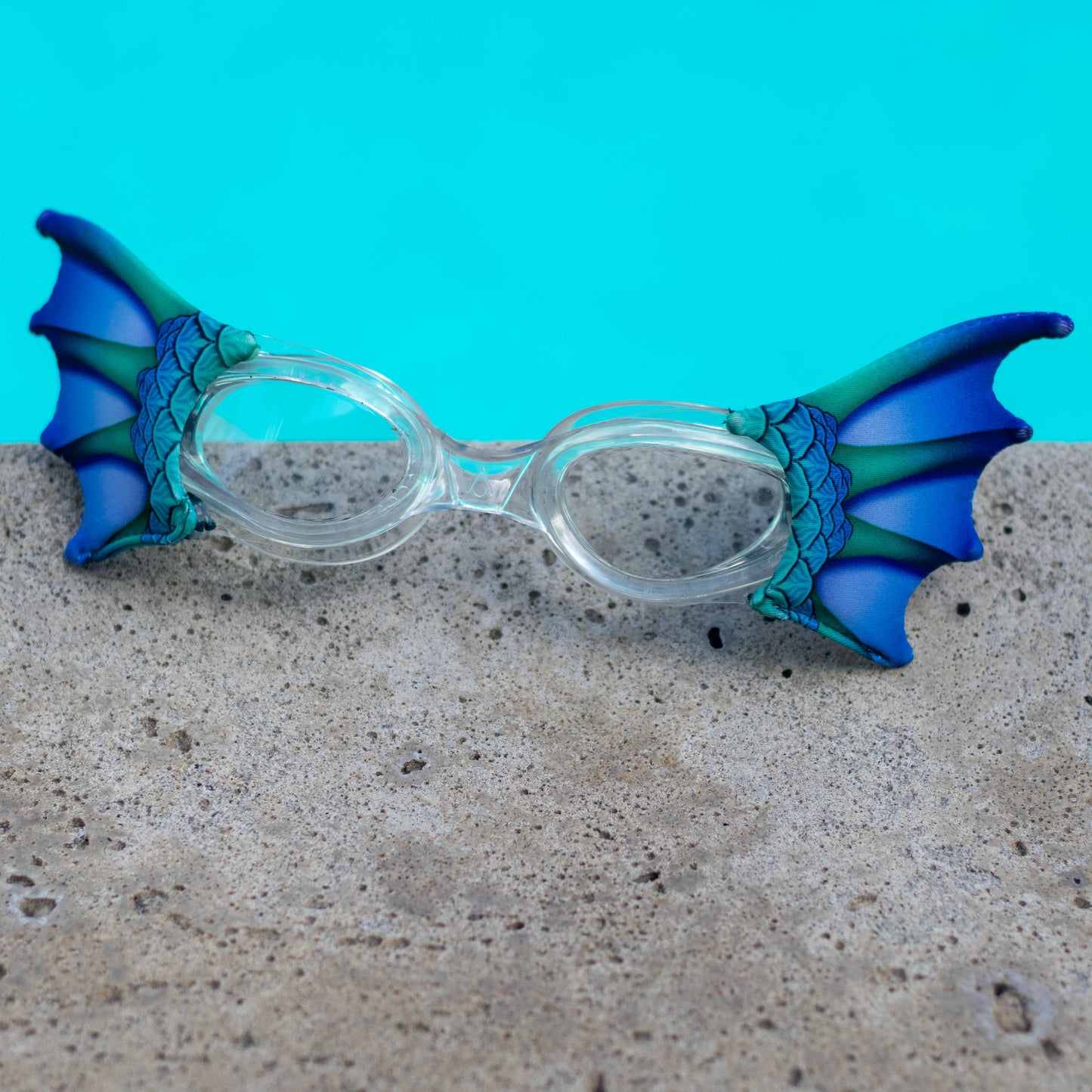 Peacock Goggle Fins