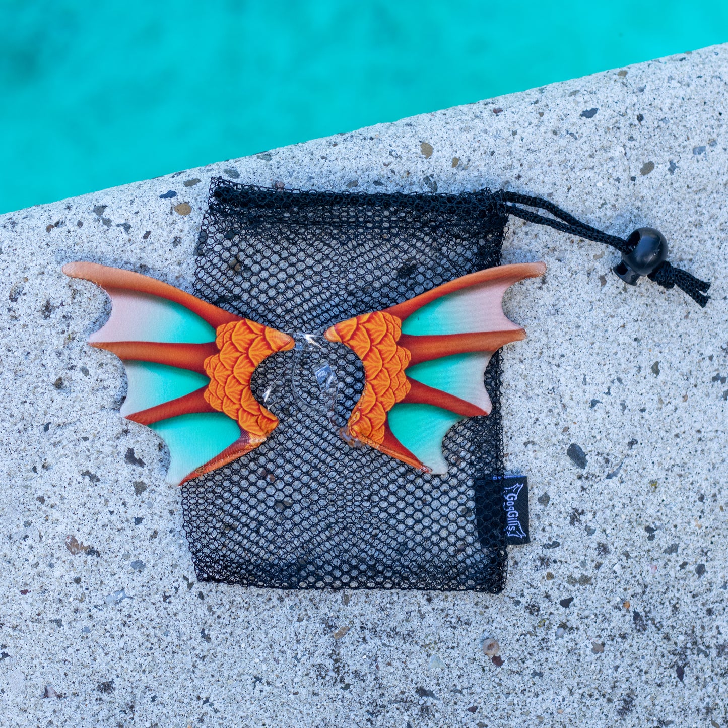 Sunrise Coral (orange) Goggle Fins