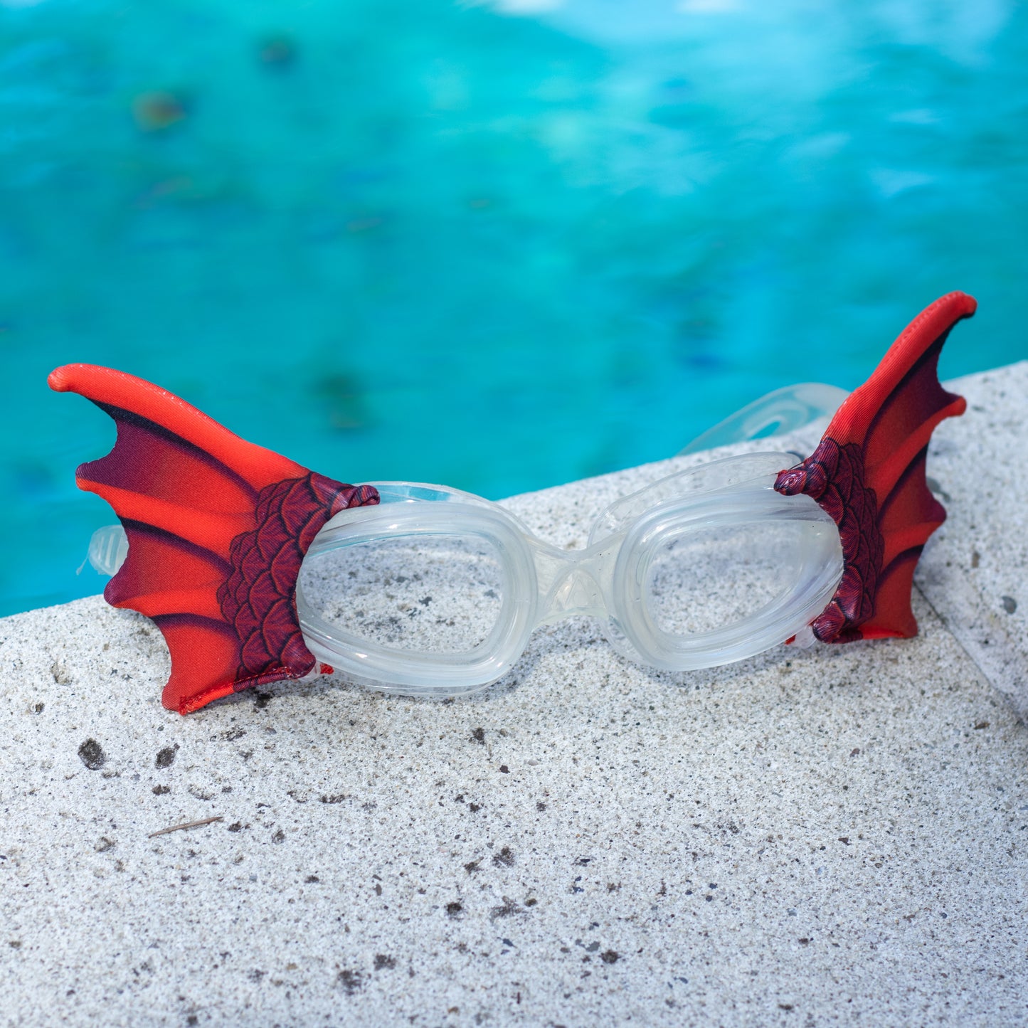 Crimson Goggle Fins