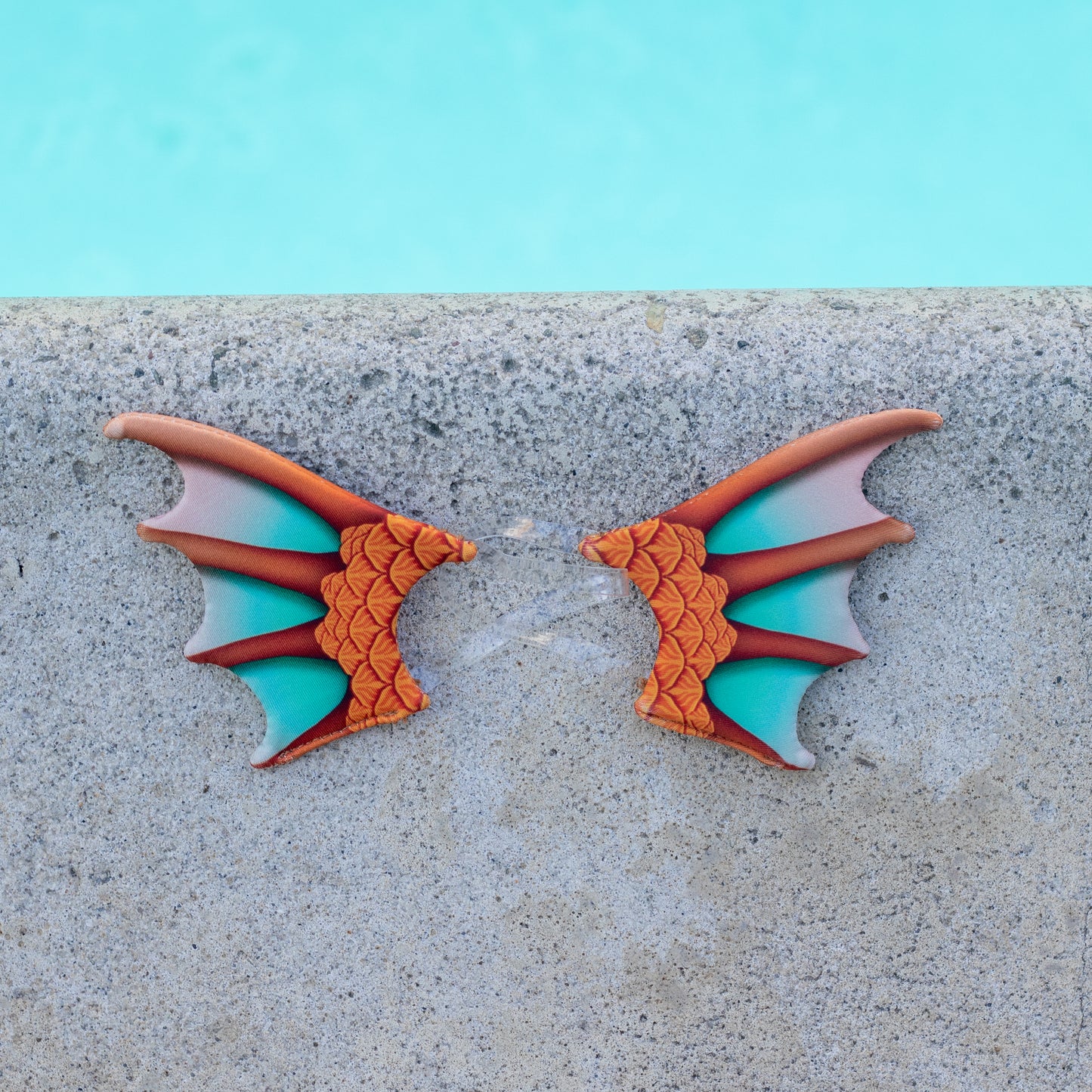 Sunrise Coral (orange) Goggle Fins