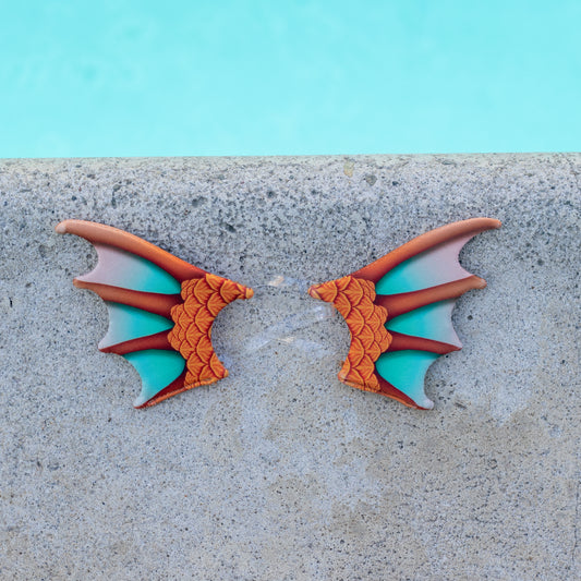 Sunrise Coral (orange) Goggle Fins
