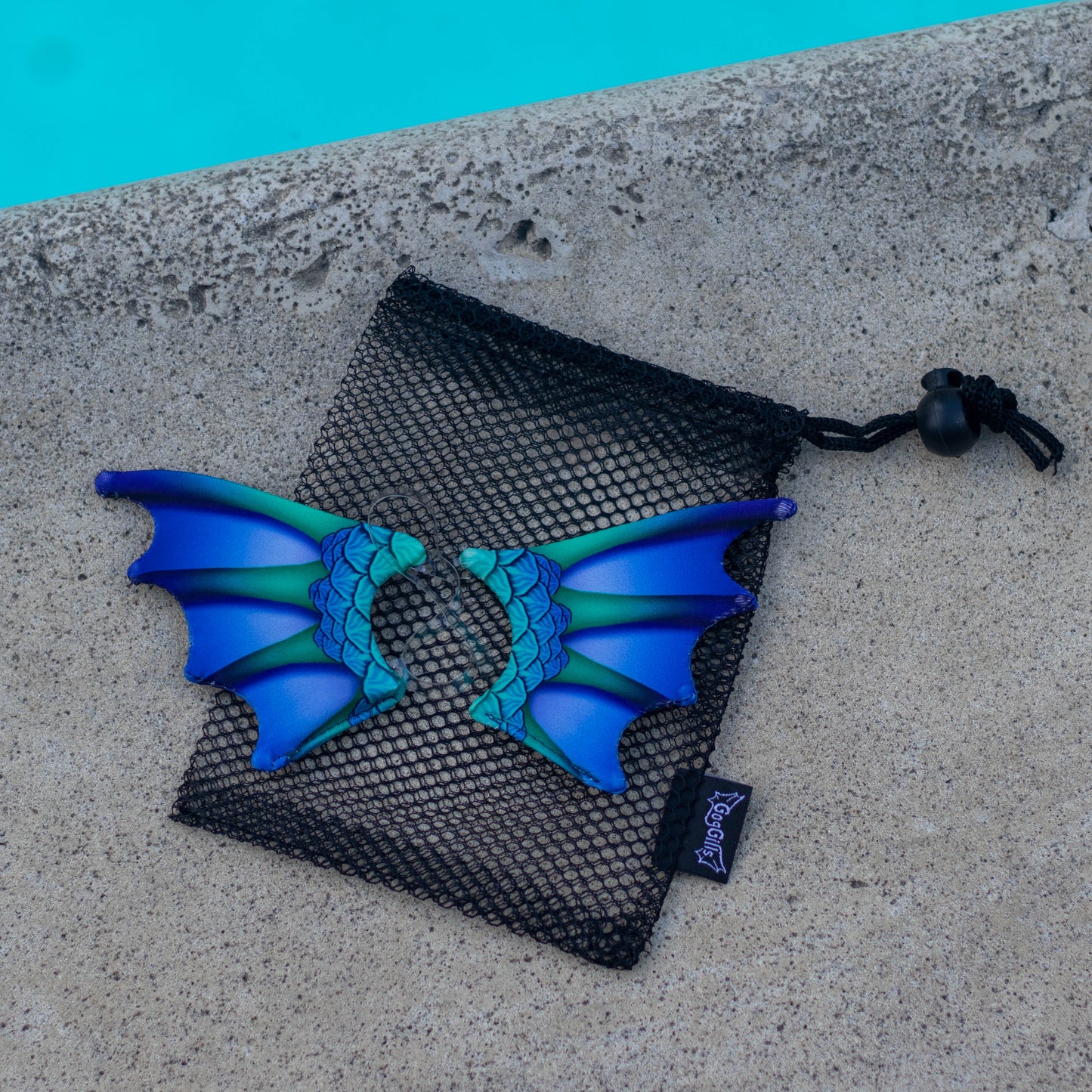 Peacock Goggle Fins