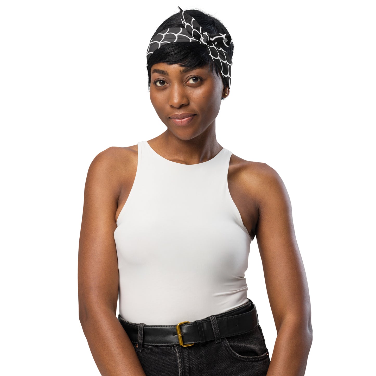 Midnight Mermaid Scale Quik-Dry Bandana