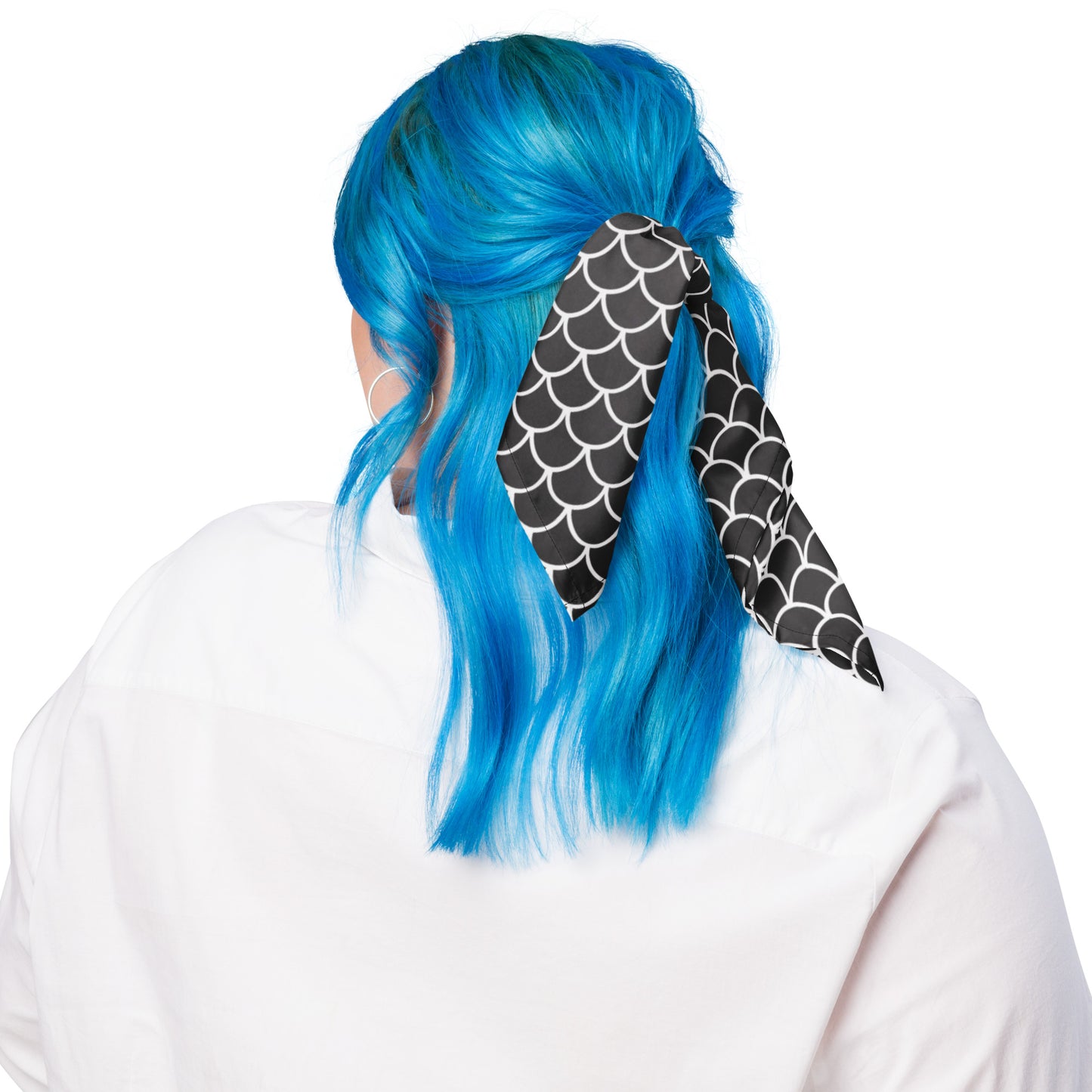 Midnight Mermaid Scale Quik-Dry Bandana
