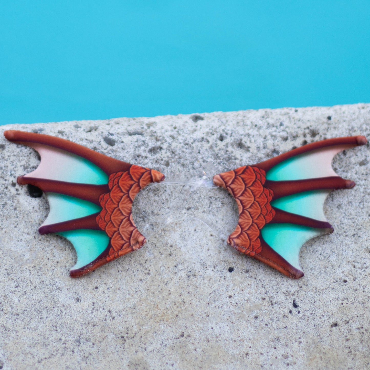 Sunset Coral (rust) Goggle Fins