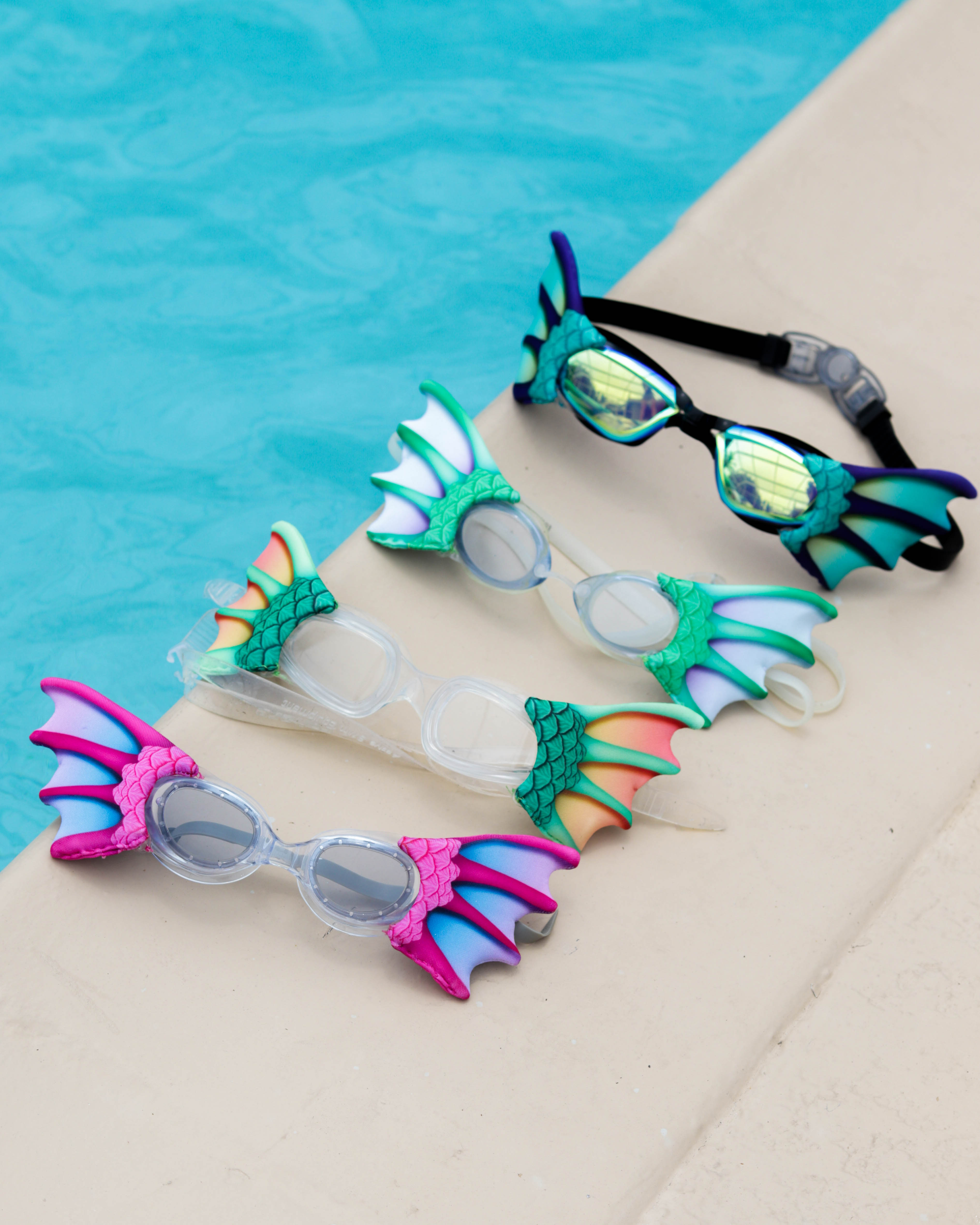 Fins goggles sales